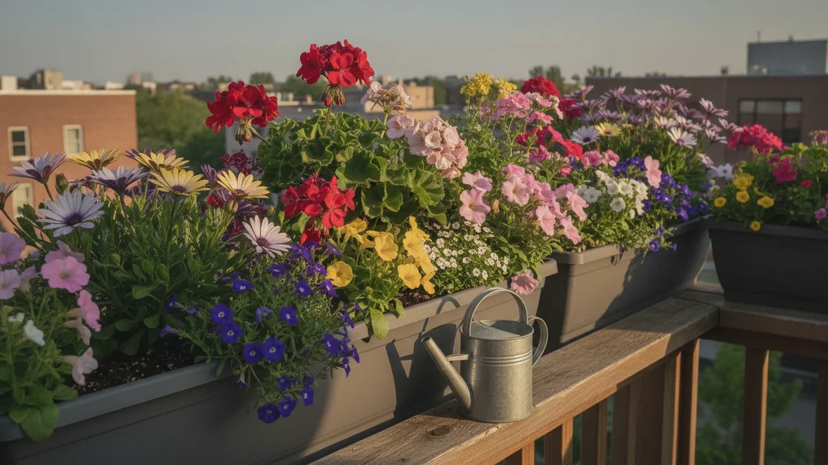 11 fiori da balcone per aprile: la formula per annaffiare pochissimo