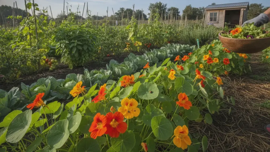 Regola del nasturzio: il segreto botanico per azzerare gli afidi