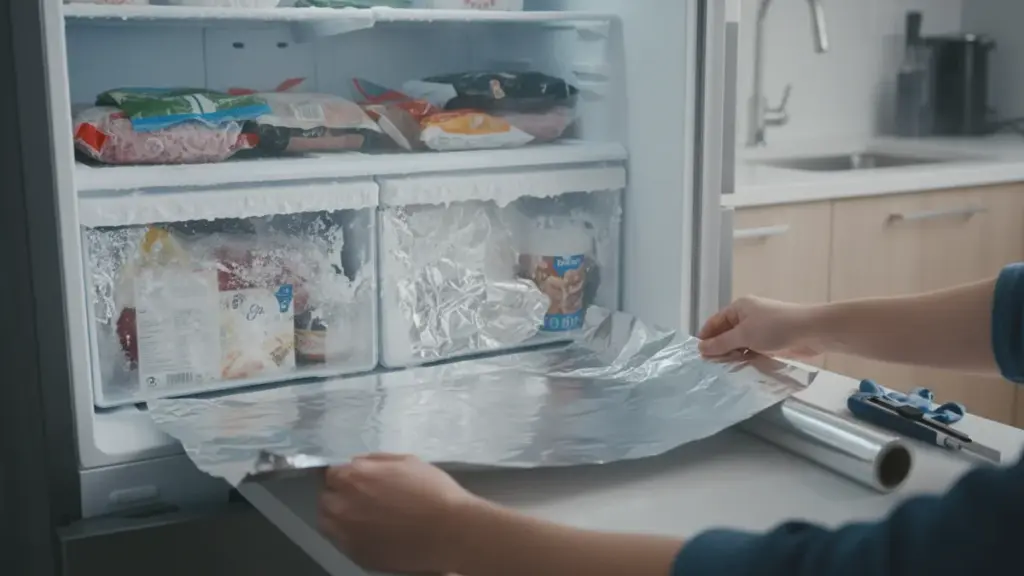 Fogli di alluminio nel freezer — il trucco segreto che salva la bolletta