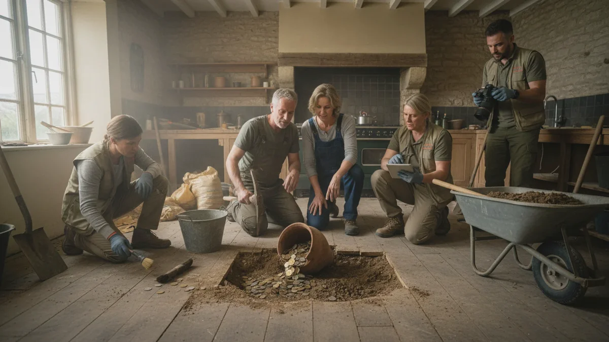 Ristrutturazione nel Dorset: il segreto nascosto in cucina per 400 anni