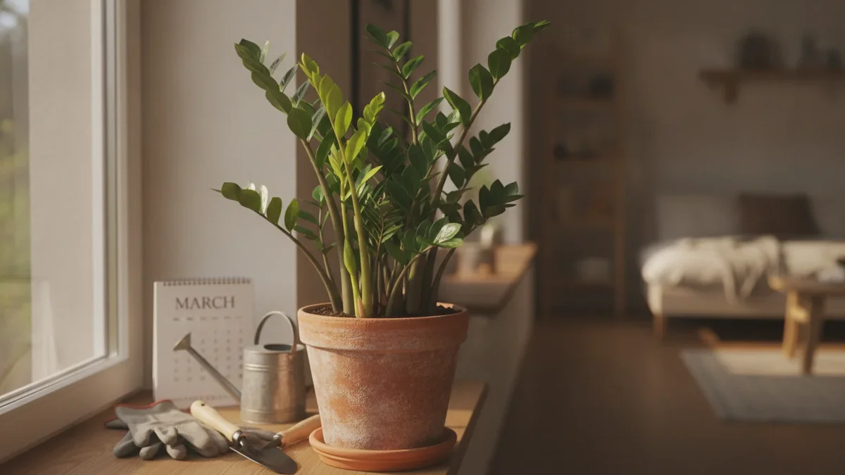 Zamioculcas a marzo: l’esatto metodo per riempirla di nuovi germogli